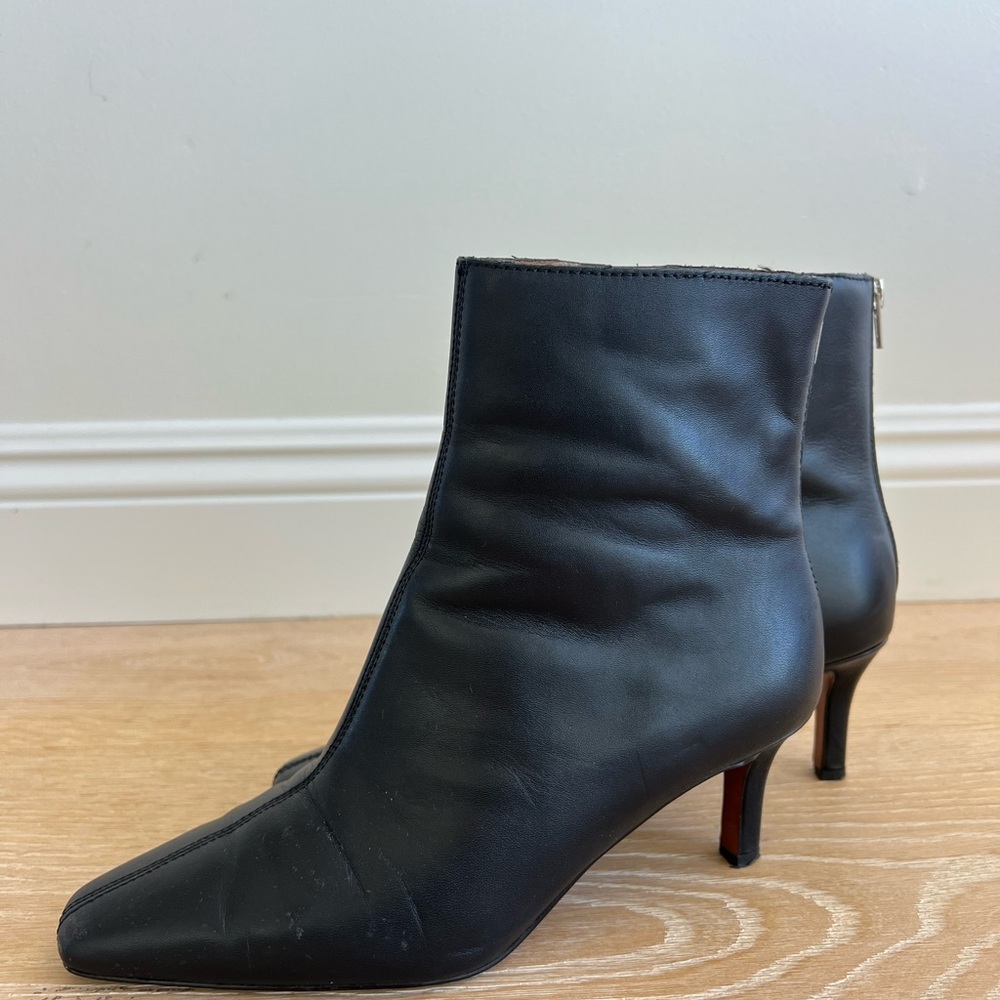 Madewell The Dimes Ankle Boot Black 7.5